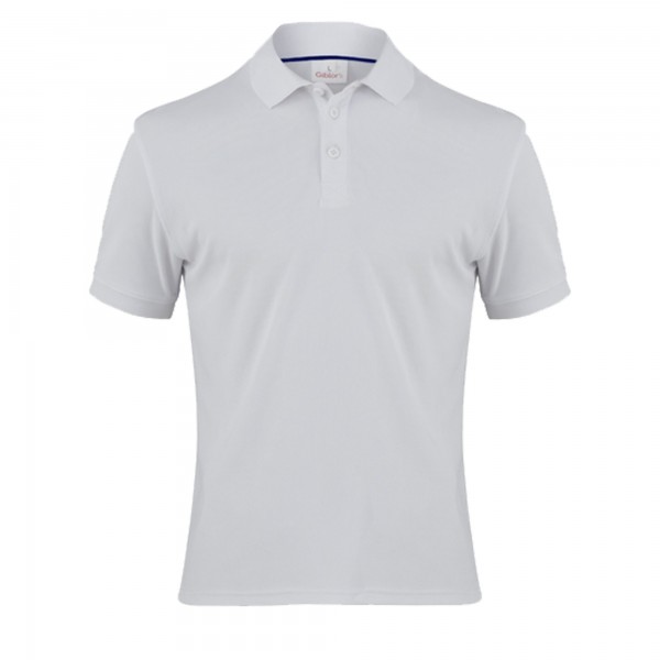 Polo Jeff - da uomo - manica corta - taglia XL - bianco - Giblor's