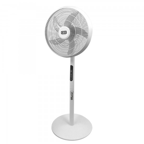 Ventilatore Mistral - da terra - con pannello solare - diametro 40 cm - altezza 112 cm - CFG