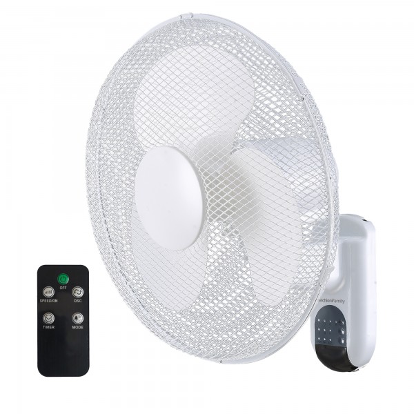 Ventilatore WallFan40 - da parete - 40 W - diametro 40 cm - 41,3 x 45,9 x 27,6 cm - Melchioni