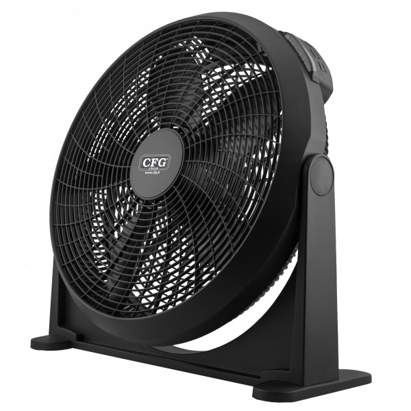 Ventilatore Black Circle 50 - da terra e a parete - 70 W - diametro 50 cm - 58,5 x 22 x 60 cm - CFG