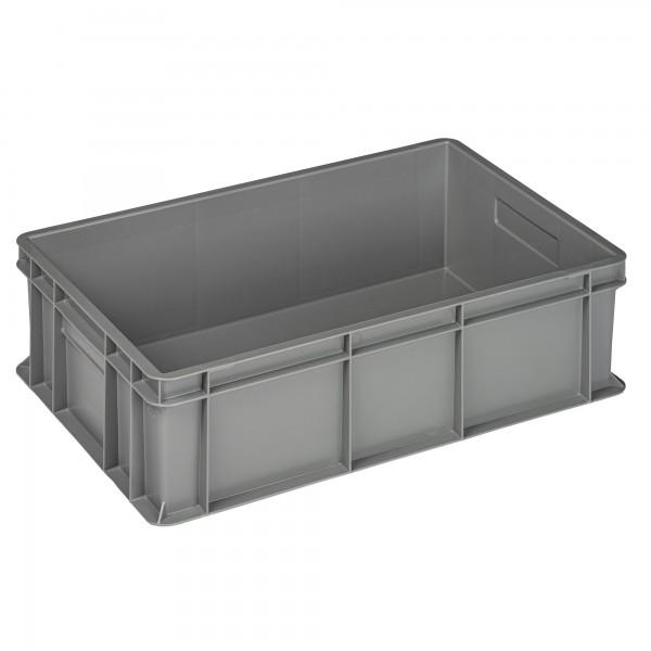 Cassa industriale Europa - 60 x 40 x 17 cm - 32 L - PP - grigio - Mobil Plastic