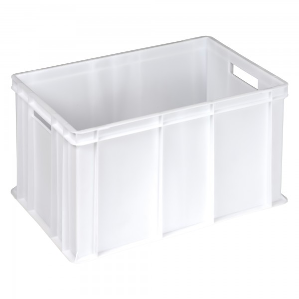 Cassa alimentare Europa - 60 x 40 x 32 cm - 64 L - HDPE - neutro - Mobil Plastic