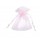 Sacchetti bomboniera Milly - 8,5 x 10 cm - organza - rosa - PNP - conf. 20 pezzi