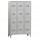 Armadio casellario in metallo - a 12 vani - 105 x 50 x 180 cm - grigio - Fasma