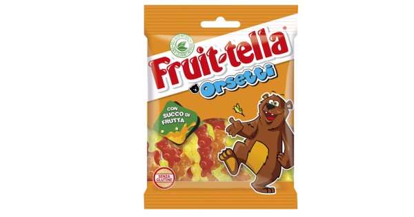 Caramella gommosa - orsetti - formato pocket 90 gr - Fruit-Tella