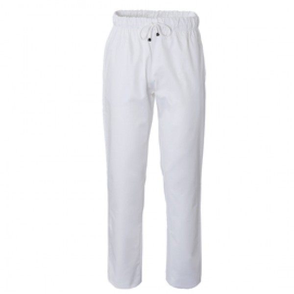 Pantalone cuoco Plutone - unisex - taglia XL - bianco - Giblor's