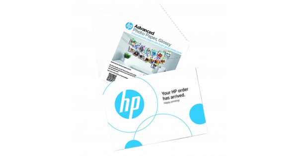 Hp carta fotografica 65 lb, 5 x 5 in. (127 x 127 mm), 20 fogli