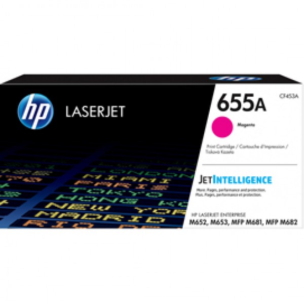 Hp - Toner - 655A - Magenta - CF453A - 10.500 pag