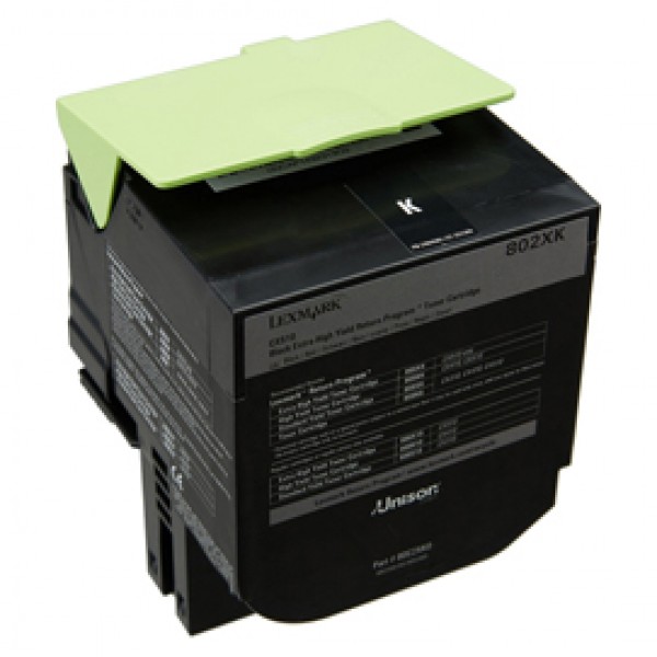 Lexmark - Toner - Nero - 80C2XK0 - return program - 8.000 pag