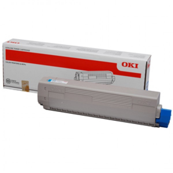 Oki - Toner - Ciano - C822 - 44844615 - 7.300 pag